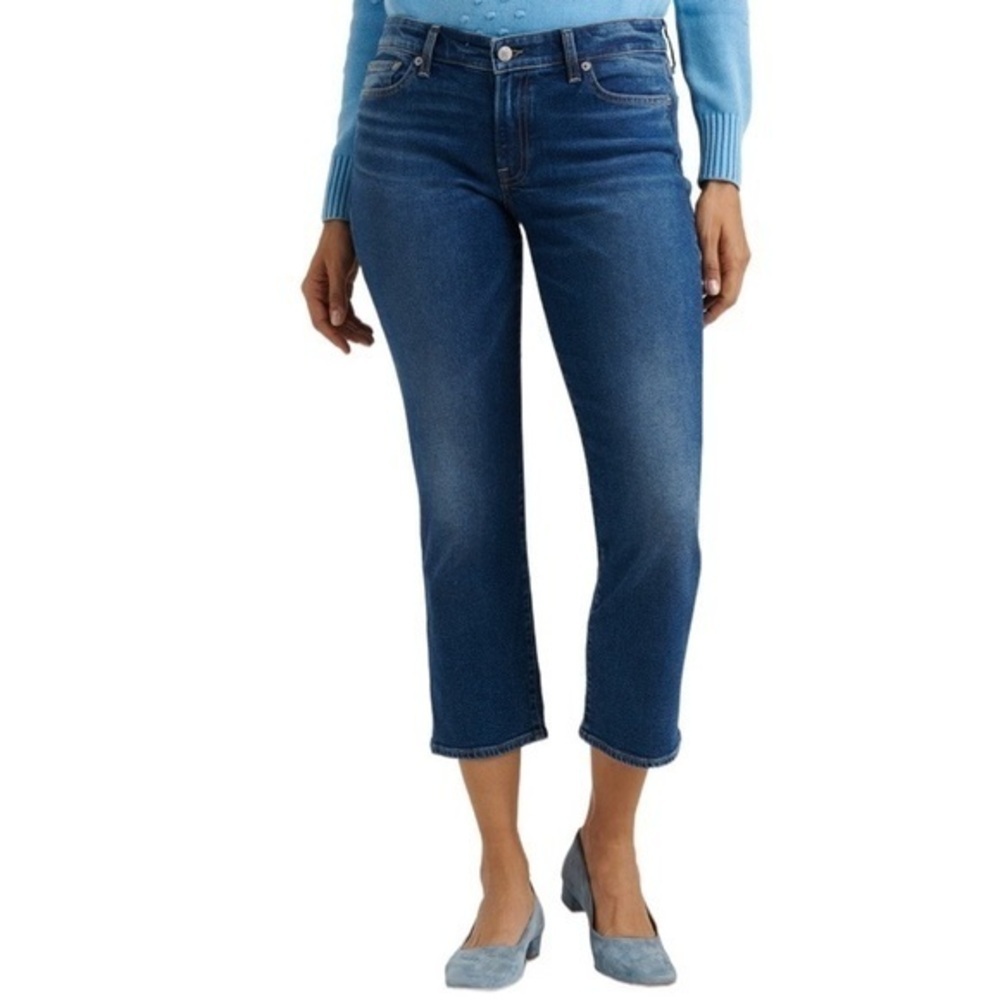Low rise cropped Jeans